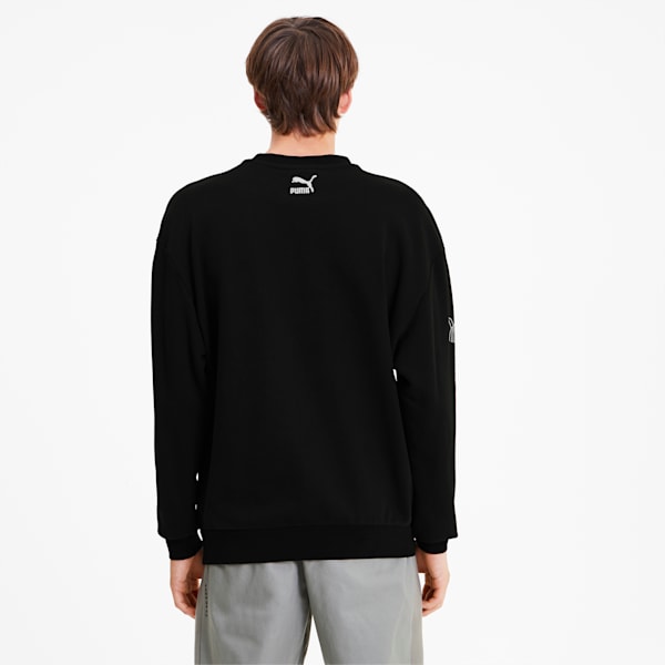 PUMA x TYAKASHA Men's Crewneck, Cotton Black, extralarge