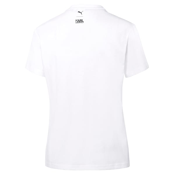 PUMA x KARL LAGERFELD Women's Tee, Puma White, extralarge