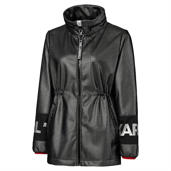 PUMA x KARL LAGERFELD Women's Outerwear Jacket, Puma Black, extralarge