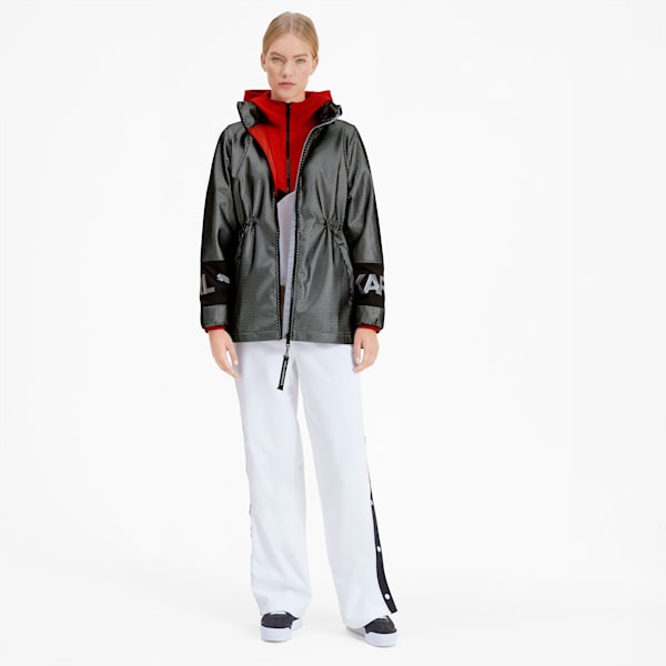 PUMA x KARL LAGERFELD Women's Outerwear Jacket, Puma Black, extralarge