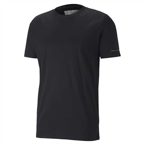 M Porsche Design Essential Men's T-Shirt, Jet Black, extralarge-IND