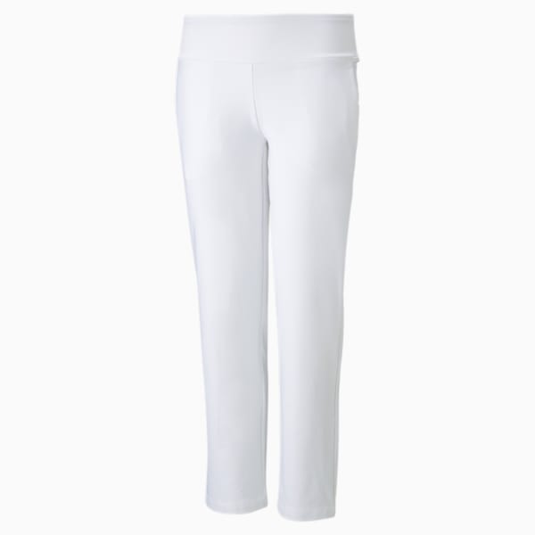 Girls' Golf Pants, Bright White