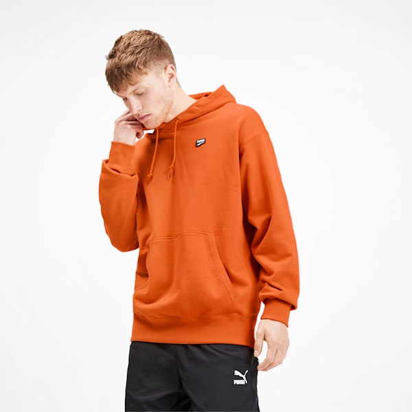 Downtown Men’s Hoodie, Jaffa Orange, extralarge