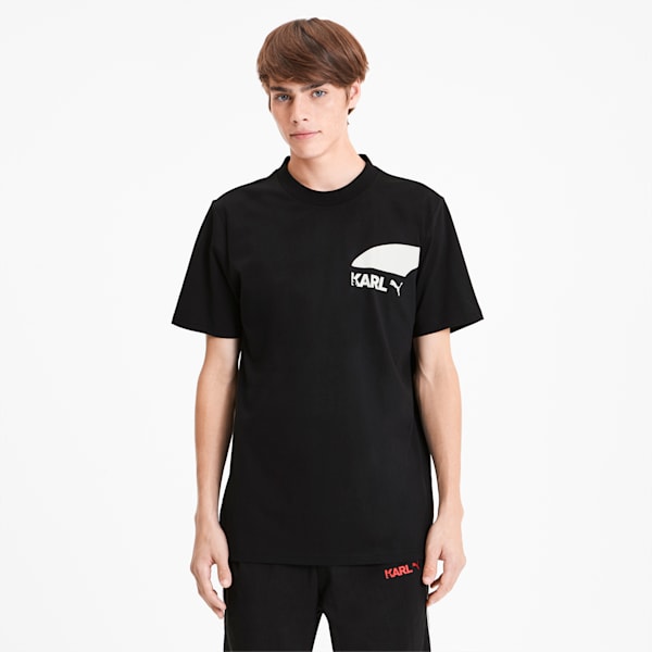 PUMA x KARL LAGERFLED Men's Tee, Puma Black, extralarge