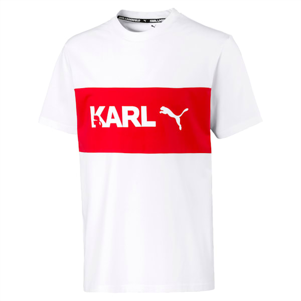 PUMA x KARL LAGERFLED Men's Tee, Puma White, extralarge