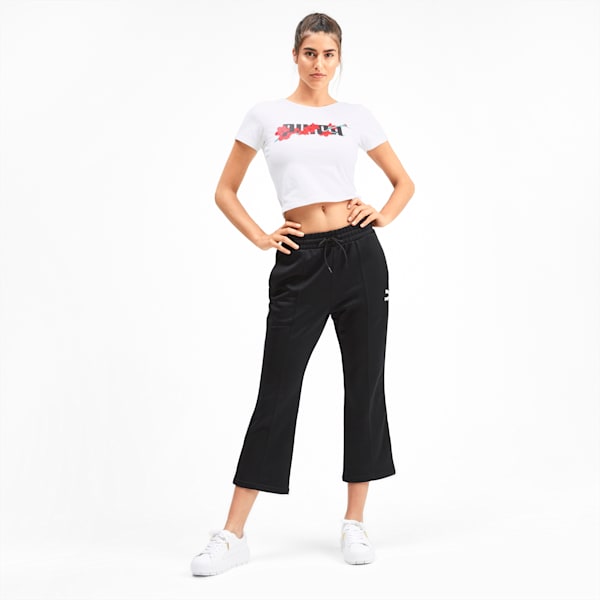 Sakura Women's Short Sleeve Top, Puma White, extralarge
