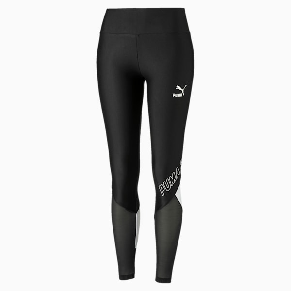 luXTG Women’s Leggings, Puma Black-Puma White, extralarge