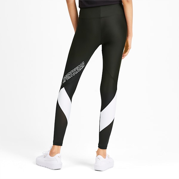 luXTG Women’s Leggings, Puma Black-Puma White, extralarge