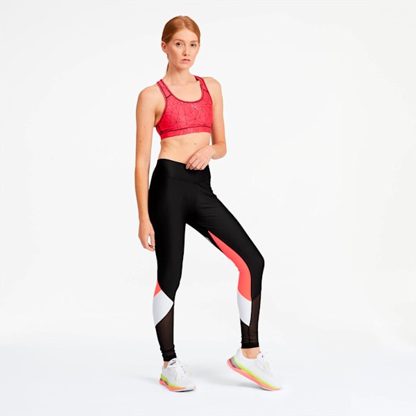 luXTG Women’s Leggings, Puma Black-Pink Alert, extralarge