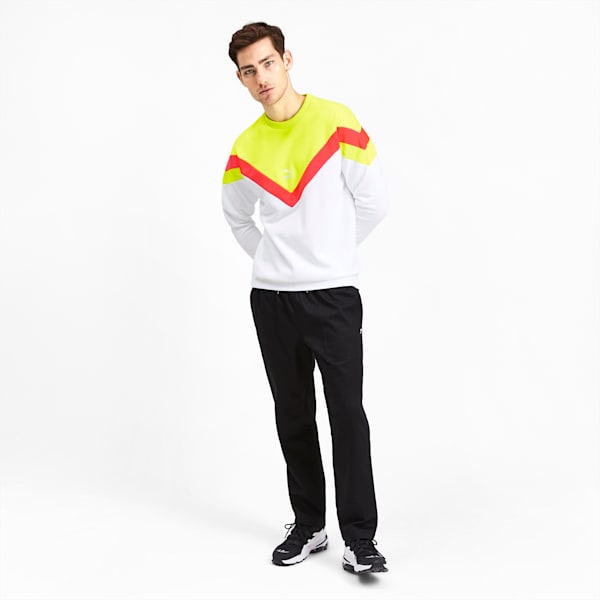 Iconic MCS Men's Crewneck Sweatshirt, Puma White, extralarge