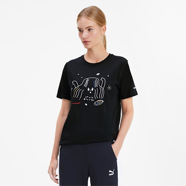 PUMA x TYAKASHA Tee, Cotton Black, extralarge