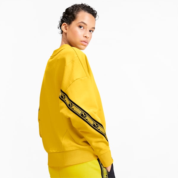 Classics Tape Women's Crewneck Sweatshirt, Sulphur, extralarge