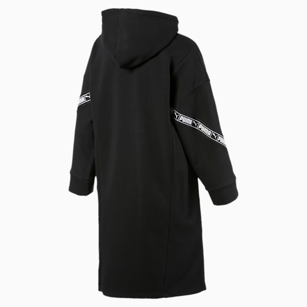 Classics Women's Tape Hooded Dress, Puma Black, extralarge