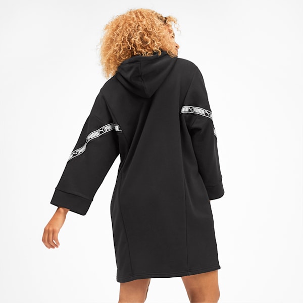 Classics Women's Tape Hooded Dress, Puma Black, extralarge