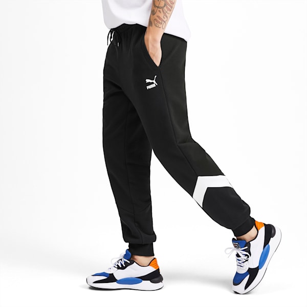 Iconic MCS Men's Track Pants, Puma Black, extralarge