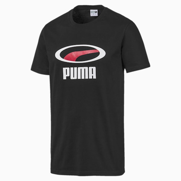 PUMA XTG グラフィック SS Tシャツ, Puma Black, extralarge