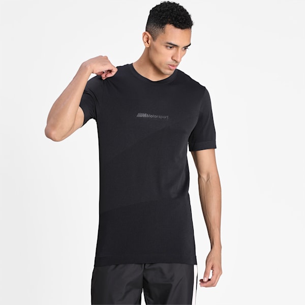 BMW Motorsport RCT evoKNIT T-Shirt, Puma Black, extralarge-IND
