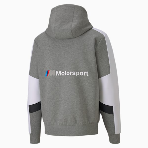 PUMA Uomo Tops Felpa con Cappuccio BMW M Motorsport Team da Uomo con Zip  Integrale XS Anthracite Gray : : Moda