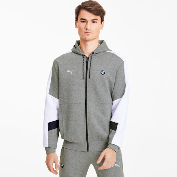 Puma men's bmw motorsport hooded sweat jacket hot sale