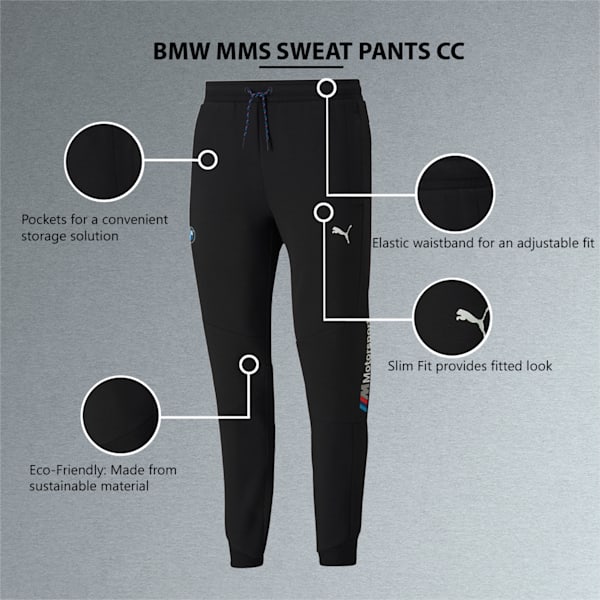 BMW M Motorsport Sweat Pants, Puma Black