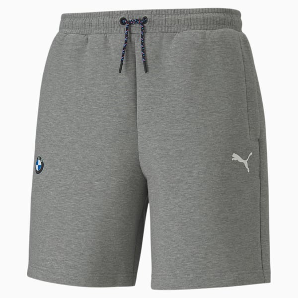 BMW M Motorsport Men's Sweat Shorts, Medium Gray Heather, extralarge