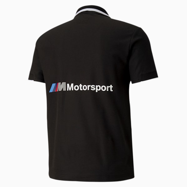 BMW M Motorsport Men's Polo, Puma Black, extralarge
