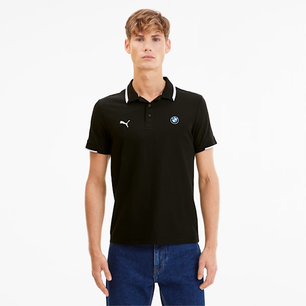 BMW M Motorsport Men's Polo, Puma Black, extralarge