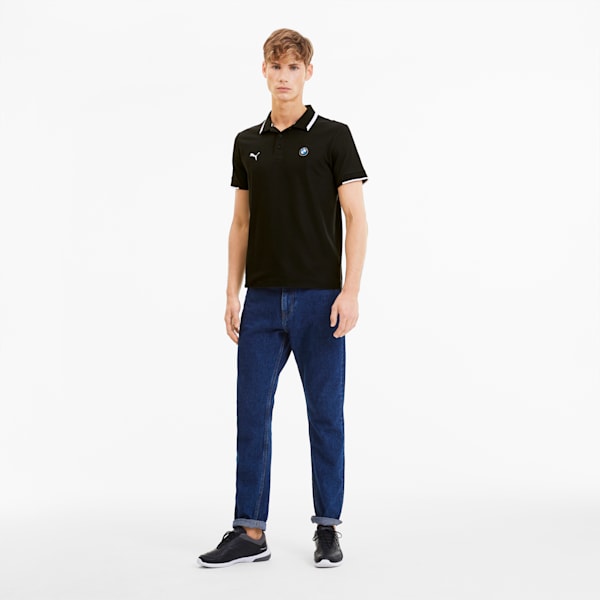 BMW M Motorsport Men's Polo, Puma Black, extralarge