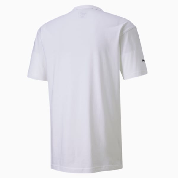 BMW M Motorsport Men's Graphic Tee, Puma White, extralarge