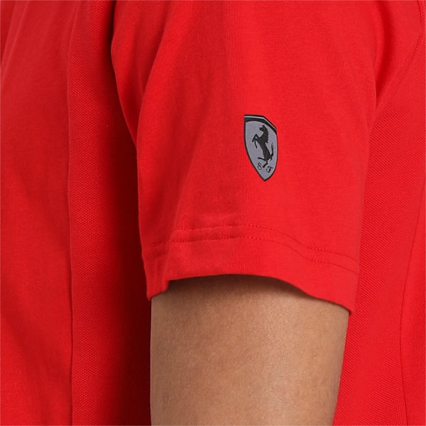 Ferrari Men's Logo T-Shirt, Rosso Corsa, extralarge-IND