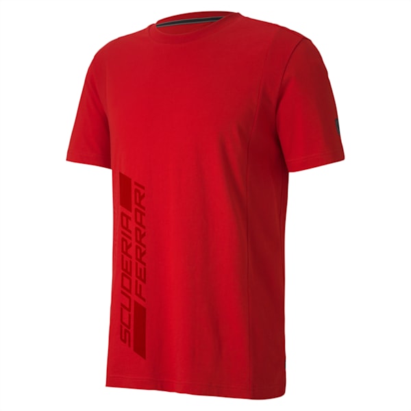 Ferrari Men's Logo T-Shirt, Rosso Corsa, extralarge-IND