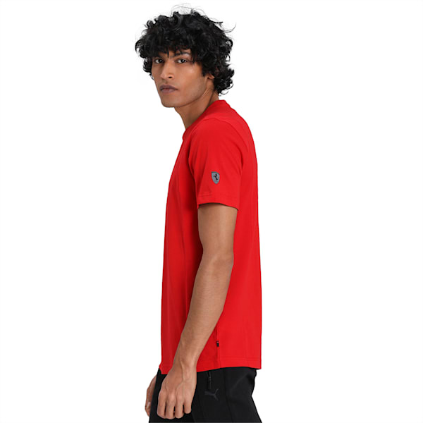 Ferrari Men's Logo T-Shirt, Rosso Corsa, extralarge-IND