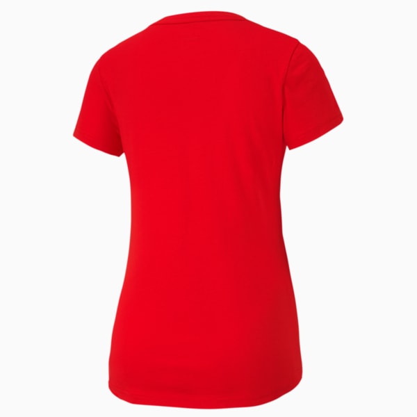 Scuderia Ferrari Women's Small Shield Tee, Rosso Corsa, extralarge