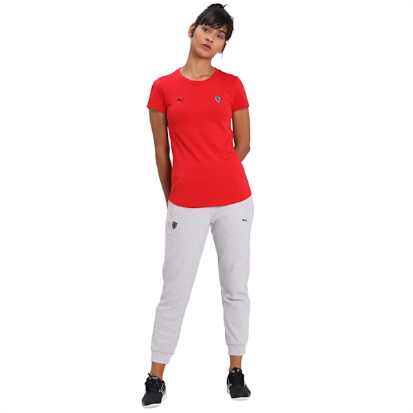 Scuderia Ferrari Small Shield Women's T-Shirt, Rosso Corsa, extralarge-IND
