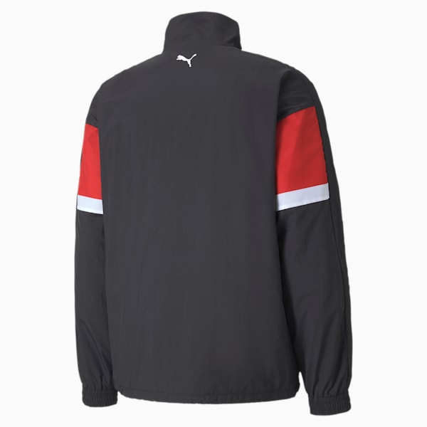 Scuderia Ferrari Men's Woven Jacket, Puma Black, extralarge