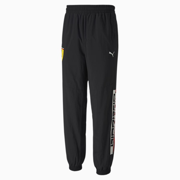 Scuderia Ferrari Street Men's Woven Pants, Puma Black, extralarge