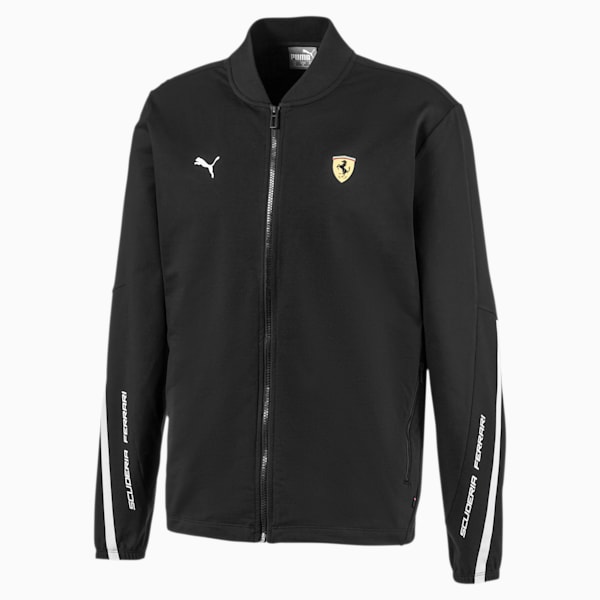 Scuderia Ferrari Men's Lightweight Sweat Jacket, Puma Black, extralarge