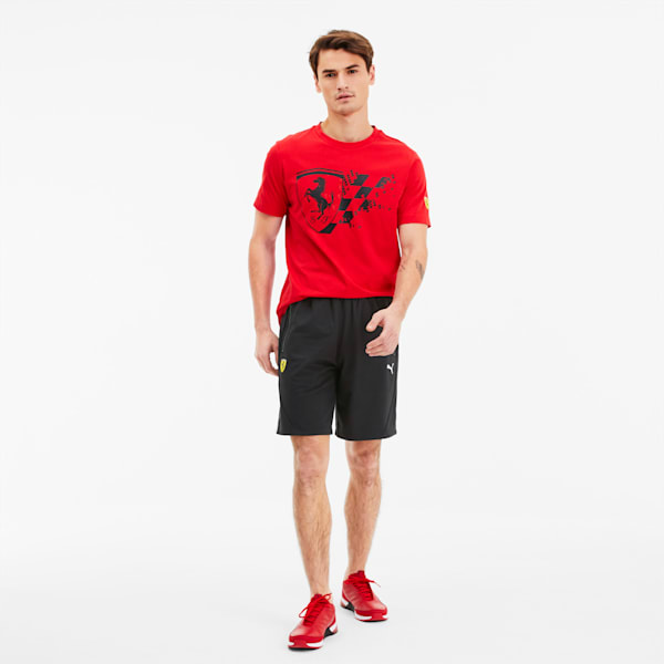 Scuderia Ferrari Men's Lightweight Sweat Shorts, Puma Black, extralarge