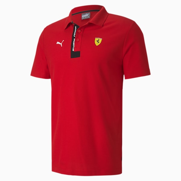 Scuderia Ferrari Men's Polo, Rosso Corsa, extralarge