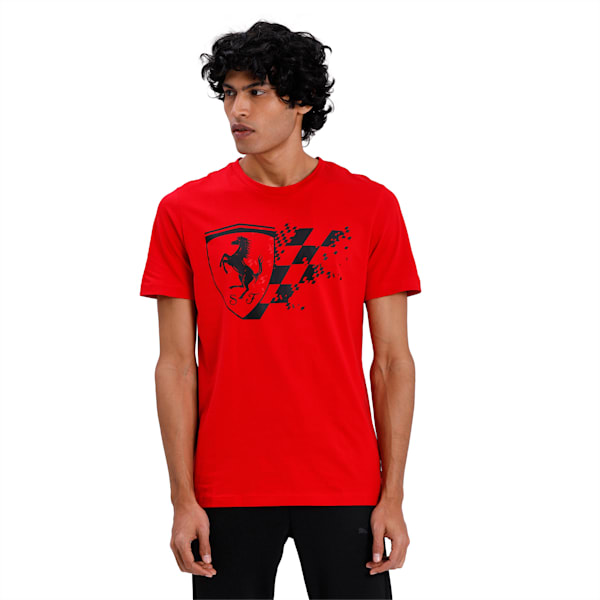 Scuderia Ferrari Big Shield Men's + T-shirt, Rosso Corsa