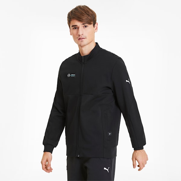 Mercedes-AMG Petronas Men's Sweat Jacket, Puma Black, extralarge