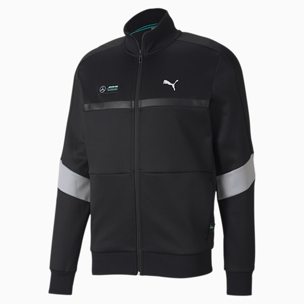 Mercedes-AMG Petronas Men's T7 Track Jacket, Puma Black, extralarge