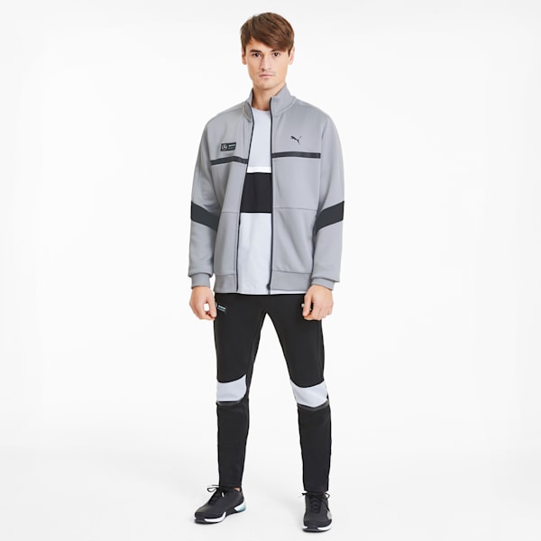 Mercedes-AMG Petronas Men's T7 Track Jacket, Mercedes Team Silver, extralarge