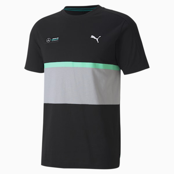 Mercedes-AMG Petronas Men's T7 Tee, Puma Black, extralarge