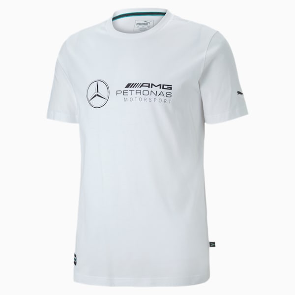 Mercedes-AMG Petronas Men's Logo Tee, Puma White, extralarge