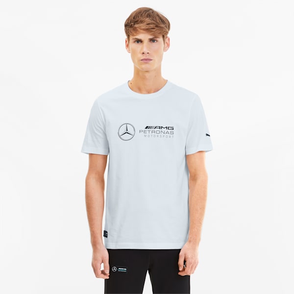 Mercedes-AMG Petronas Men's Logo Tee, Puma White, extralarge