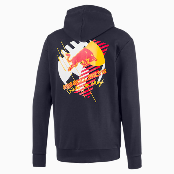 Red Bull Racing Dynamic Bull Men's Hoodie, NIGHT SKY, extralarge