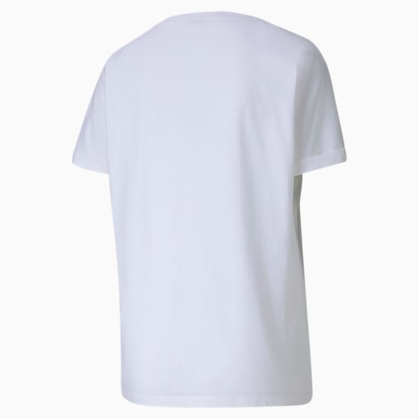 AOP Women's Roll Up Tee, Puma White, extralarge