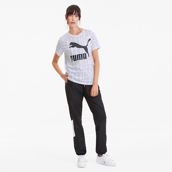 Women's AOP Tee, Puma White-1, extralarge