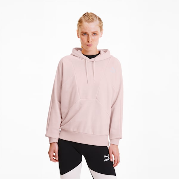 Tailored for Sport Women's Hoodie, Rosewater, extralarge